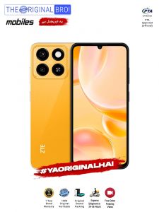 ZTE Blade A55 - 4GB RAM - 128GB Storage - PTA Approved - 12 Months Warranty - Orange - The Original Bro Mobiles - TOB37